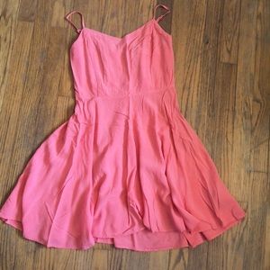 Salmon A-Line Dress